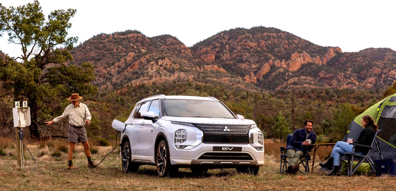 Outlander PHEV Camping